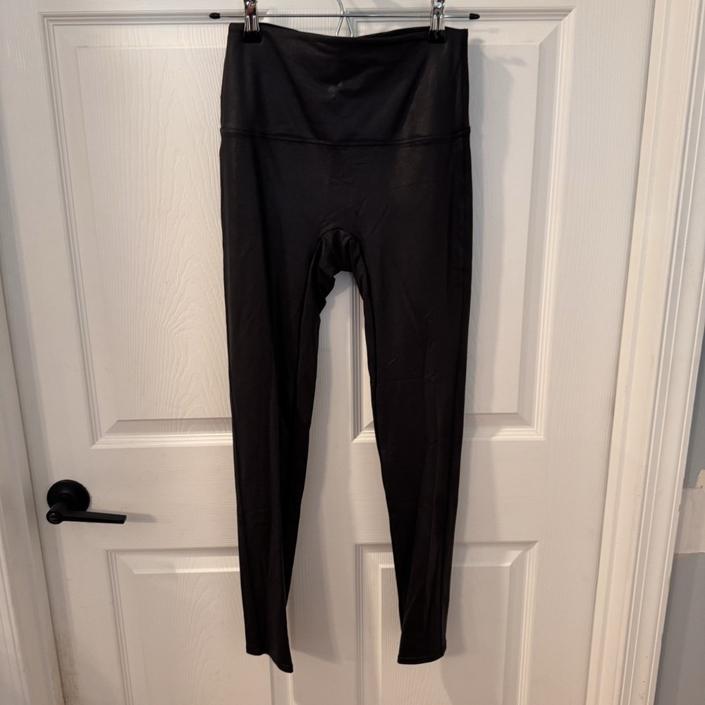 Jane and Bleecker Women's Faux Leather Legging, Black, Size L City Western